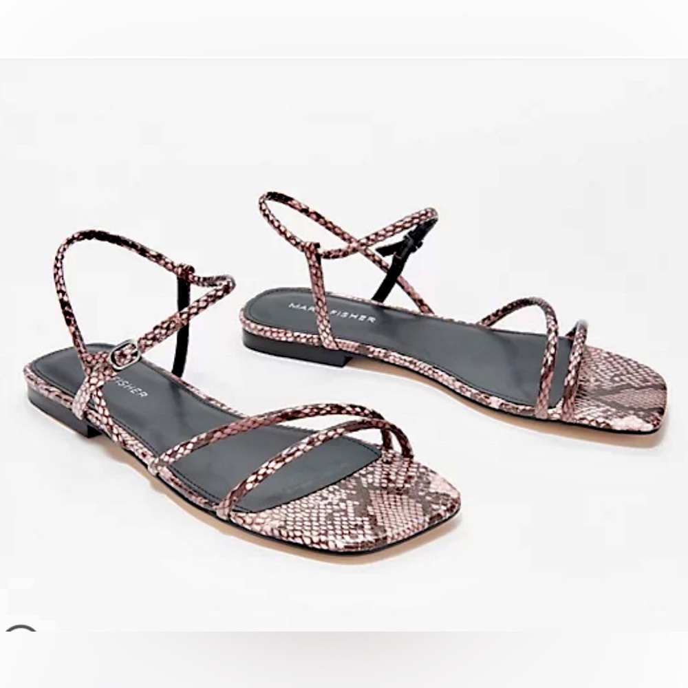 Marc Fisher snake sandal size 8